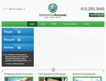 Tablet Screenshot of electronicsrenewal.com